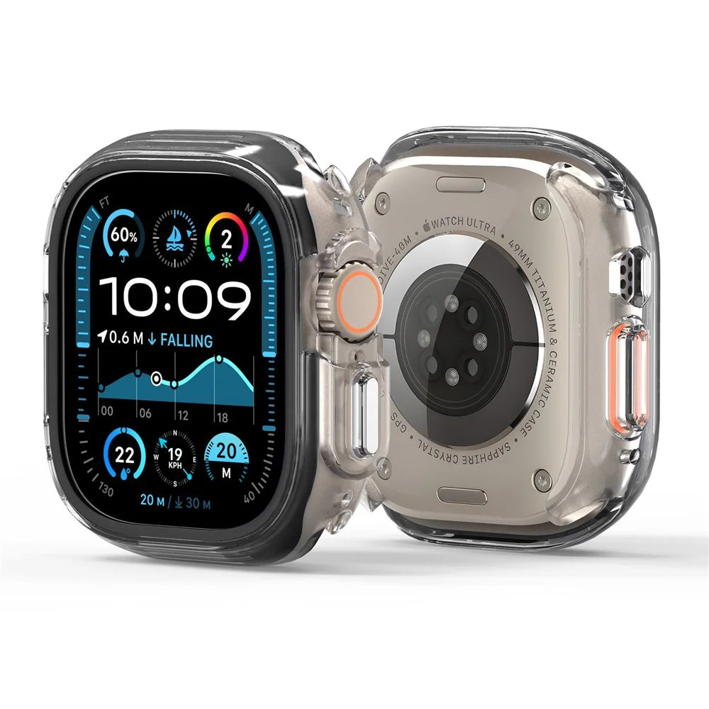 DUX DUCIS For Apple Watch Ultra 3 / Ultra 2 / Ultra 49mm  Camo Series Watch Case PC+TPU Watch Cover Protector - Black - 2