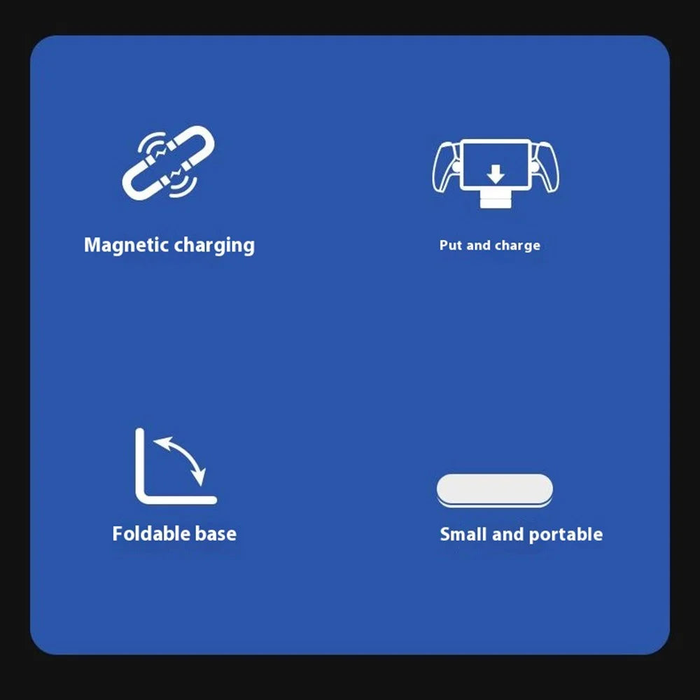 IPEGA PG-P5P19 For Sony PS5 Portal Charging Stand Foldable Charger Dock with Magnetic Connector - 7