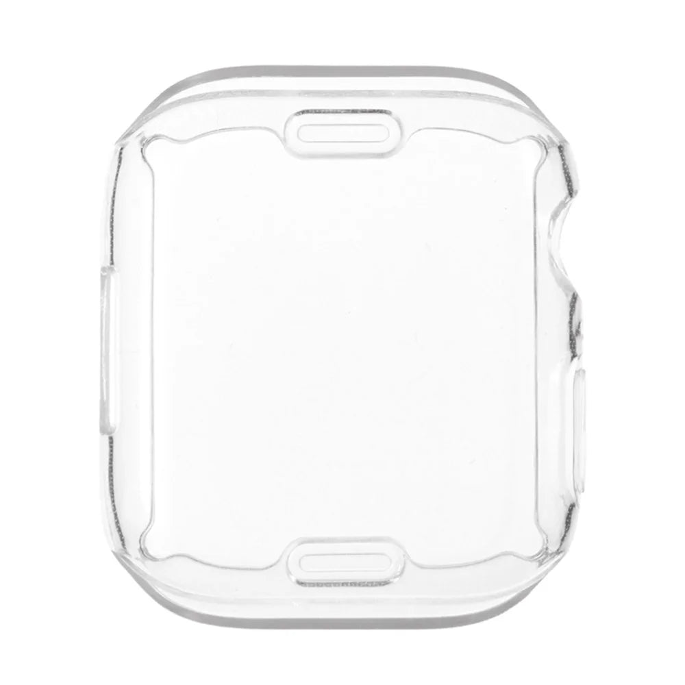 For Apple Watch Series 3 / 2 / 1 38mm Watch Case Full Coverage Flexible TPU Protective Cover - Transparent White - 2