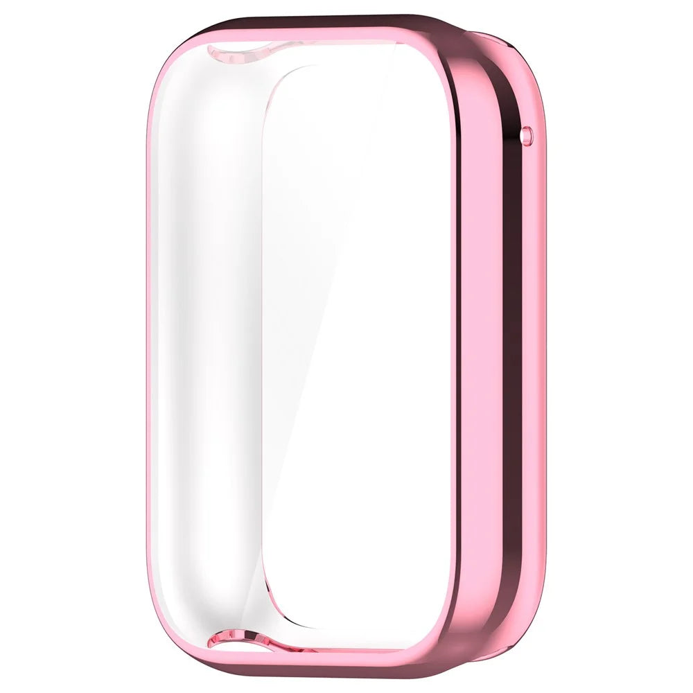 For Xiaomi Smart Band 9 Pro Watch Case Electroplating Full-Wrapped TPU Cover - Pink - 2