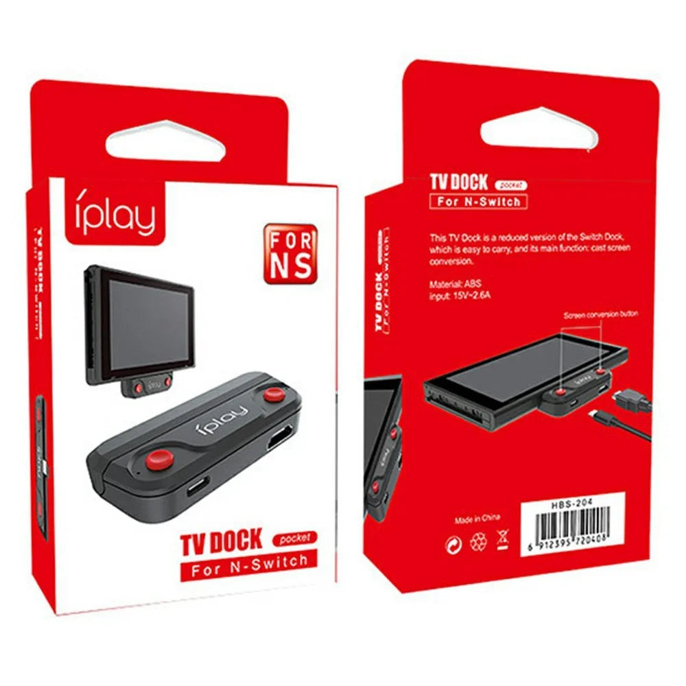 IPLAY HBS-204 For Nintendo Switch HD-Compatible TV Dock Mini Docking Station - 6