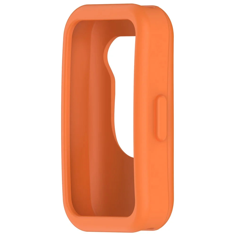 For Huawei Band 9 / Band 8 Watch Case Soft Silicone Hollow Watch Frame Cover - Orange - 2