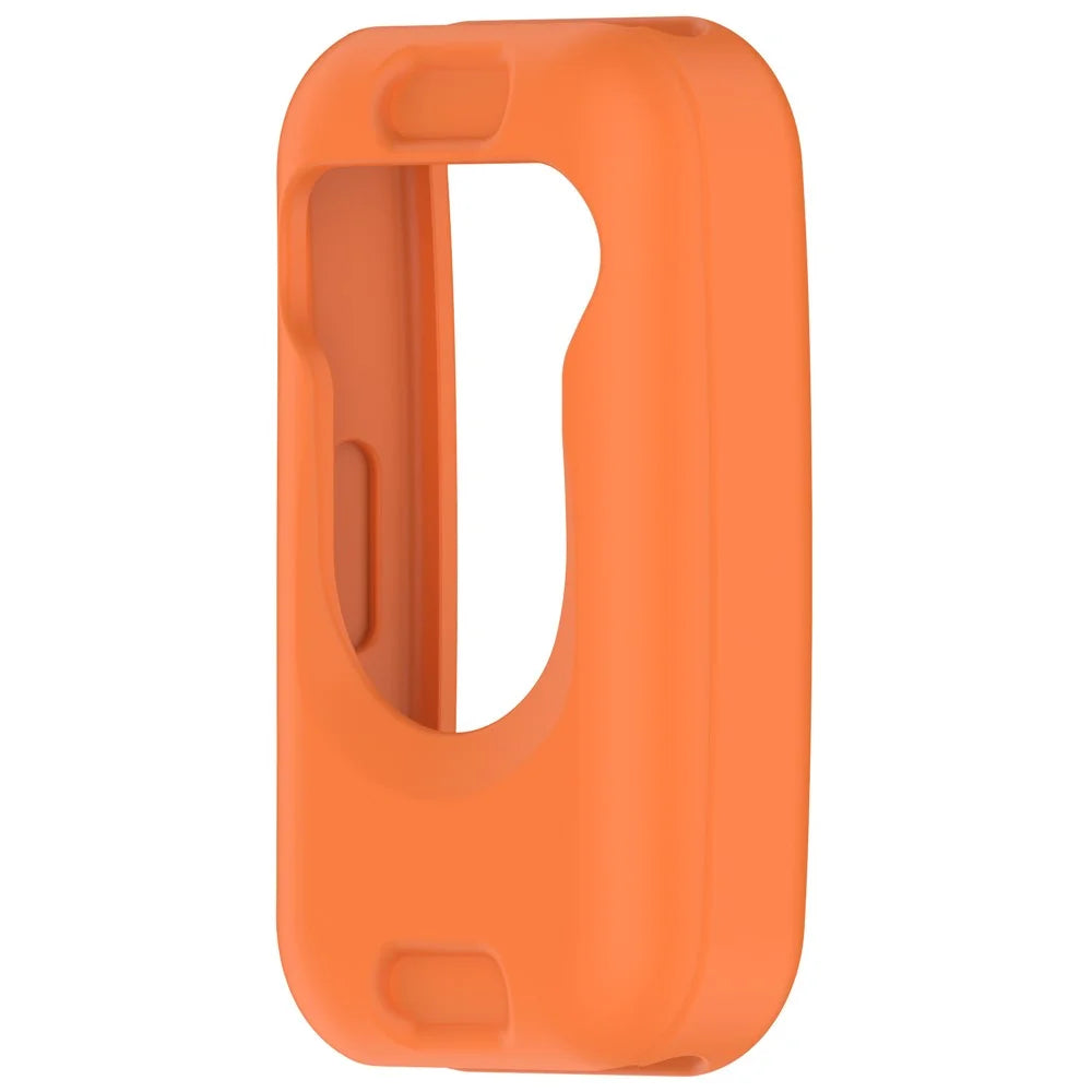 For Huawei Band 9 / Band 8 Watch Case Soft Silicone Hollow Watch Frame Cover - Orange - 5