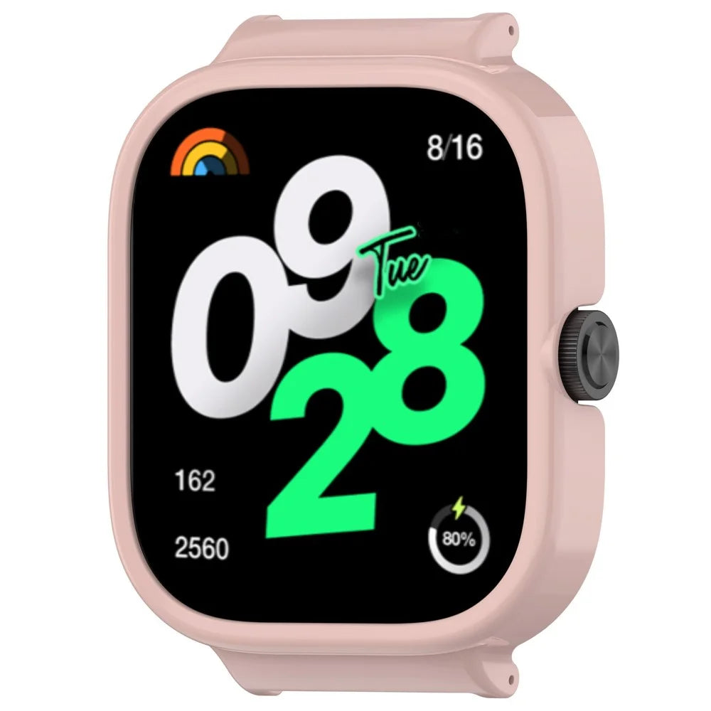 Watch Case For Xiaomi Redmi Watch 5 eSIM  /  Watch 5  /  Watch 4 Semi-Enclosed PC Protective Cover - Pink - 2