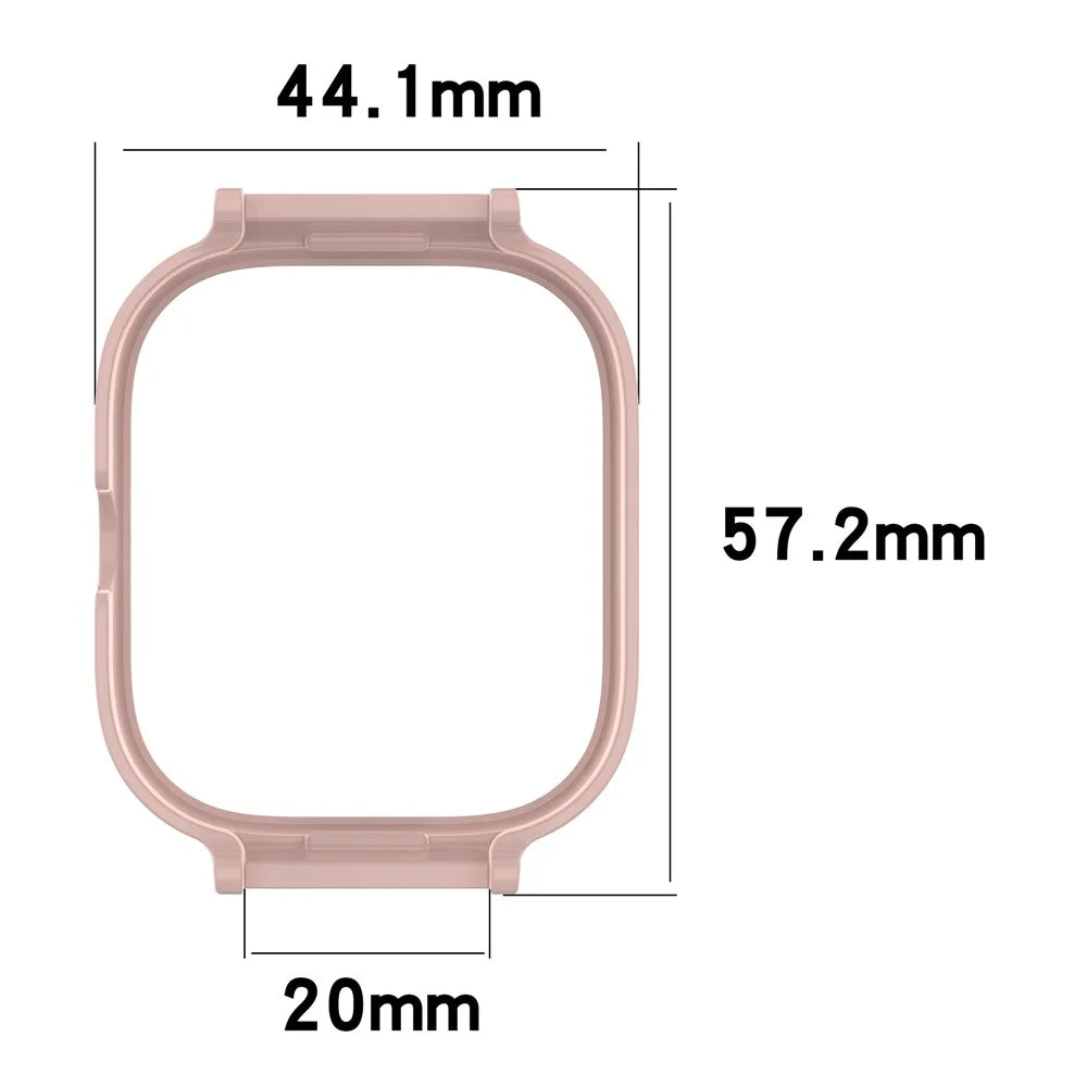 Watch Case For Xiaomi Redmi Watch 5 eSIM  /  Watch 5  /  Watch 4 Semi-Enclosed PC Protective Cover - Pink - 7