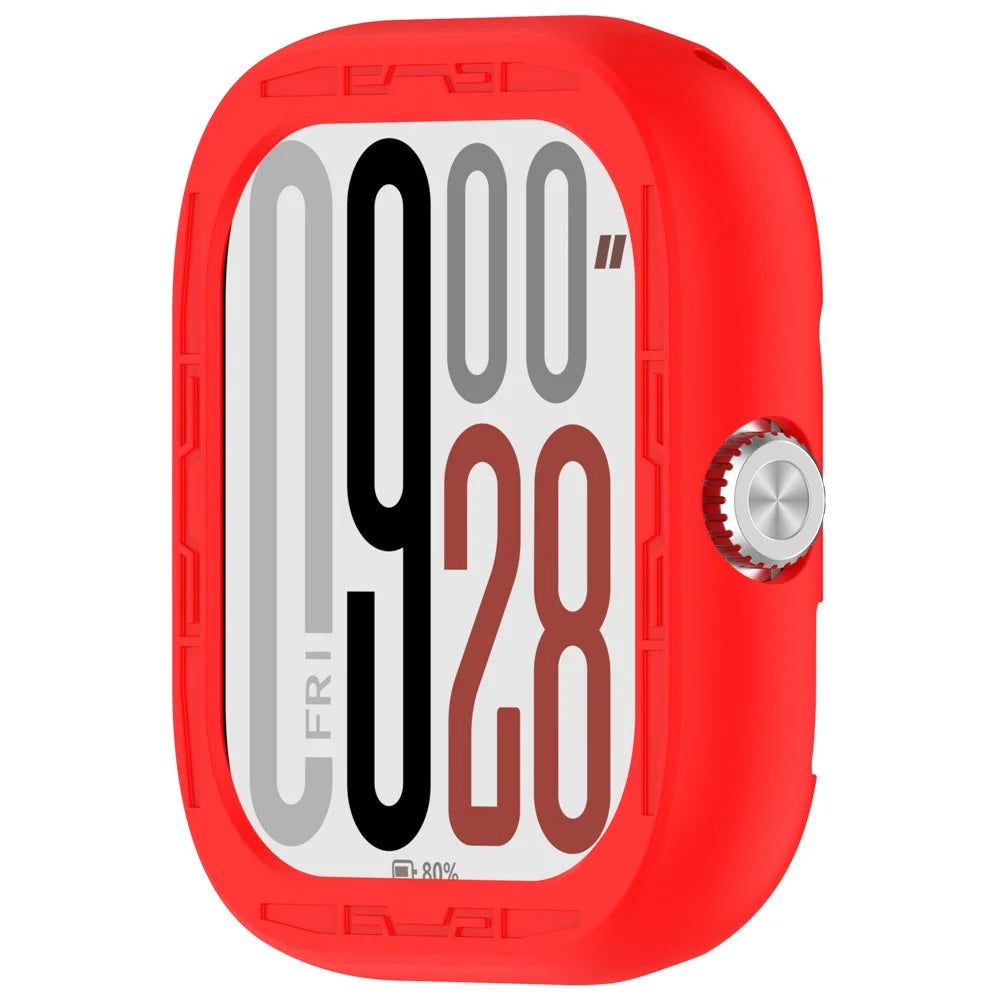 For Xiaomi Redmi Watch 5 / Watch 5 eSIM Silicone Case Hollow Watch Protective Cover - Red - 2