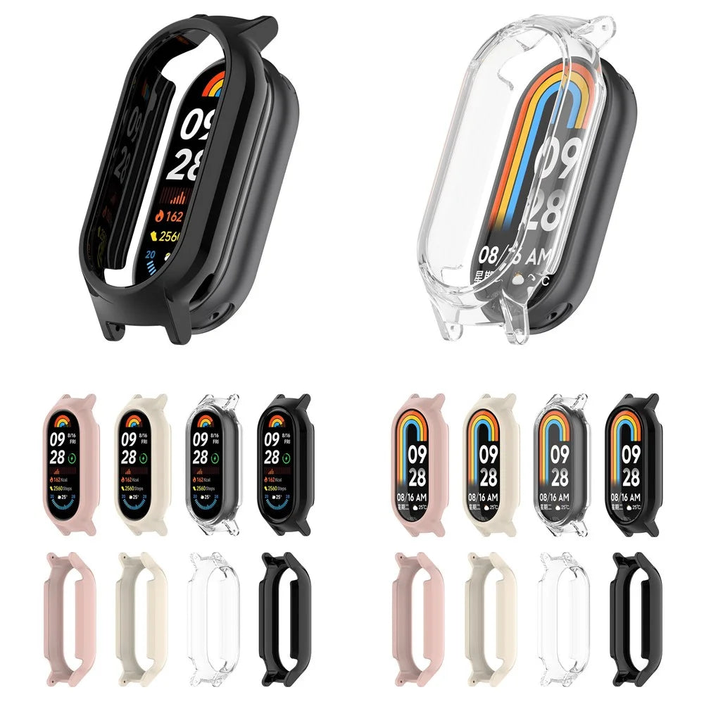 Watch Case for Xiaomi Smart Band 10 / Smart Band 10 NFC / Smart Band 10 Ceramic / Mi Band 9 Ceramic / 8 NFC / 8 12mm Lug PC Frame - Pink - 7