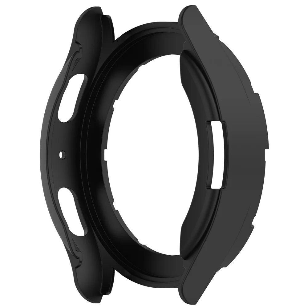 For Samsung Galaxy Watch7 44mm TPU Protective Case Hollow Design Shockproof Watch Cover - Black - 5