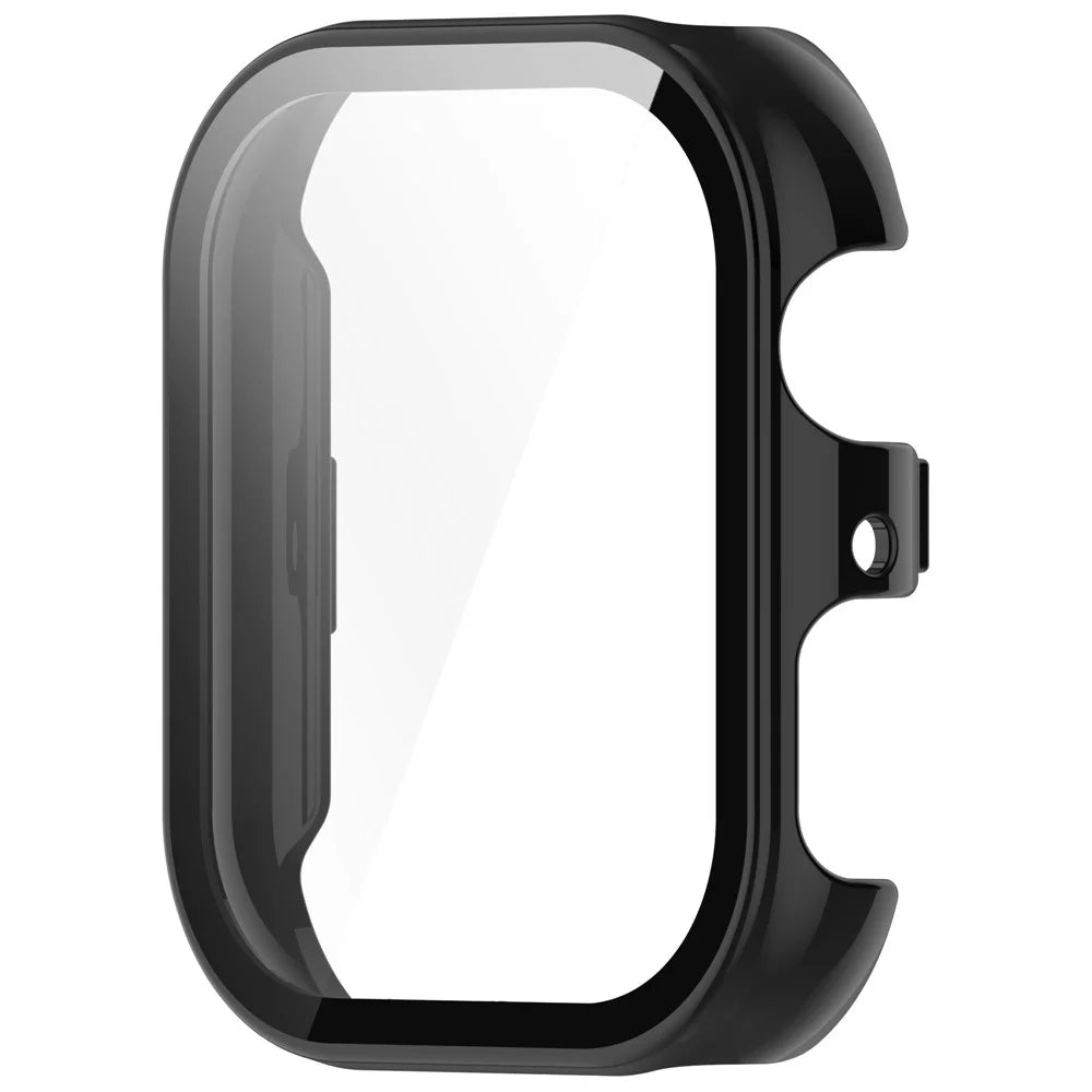 For Honor Choice ROSSINI 2i Watch Case PC Frame Cover with Tempered Glass Screen Film - Black - 4