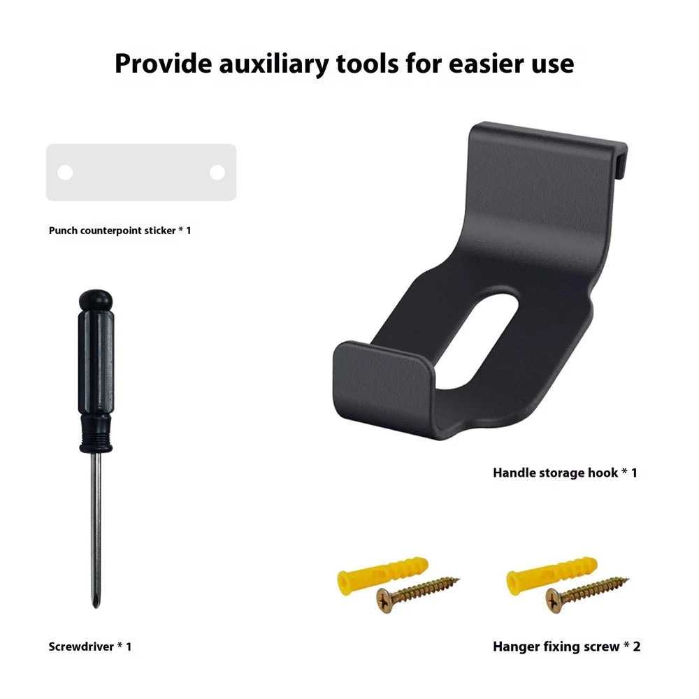PGTECH GP-369 For Nintendo Switch 2 Wall Mount Storage Rack Suspension Bracket with Controller Hanger - 5