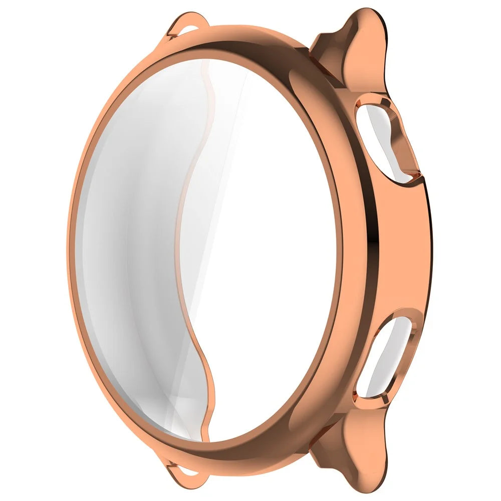 For Garmin Vivoactive 6 Watch Case Full Protection Scratch Resistant TPU Cover - Rose Gold - 2