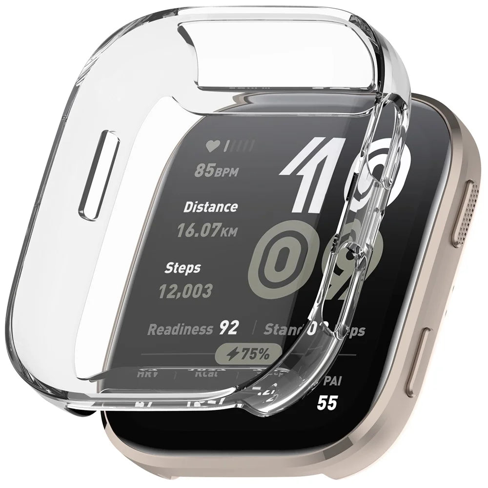 For Huami Amazfit Bip 6 (A2435) TPU Watch Case Full Coverage Transparent Protective Cover - 1