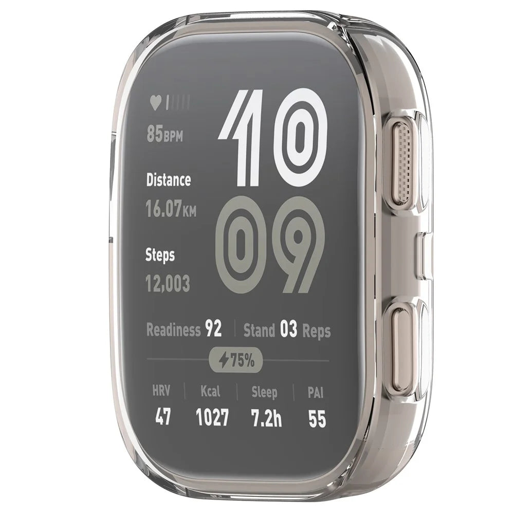 For Huami Amazfit Bip 6 (A2435) TPU Watch Case Full Coverage Transparent Protective Cover - 2