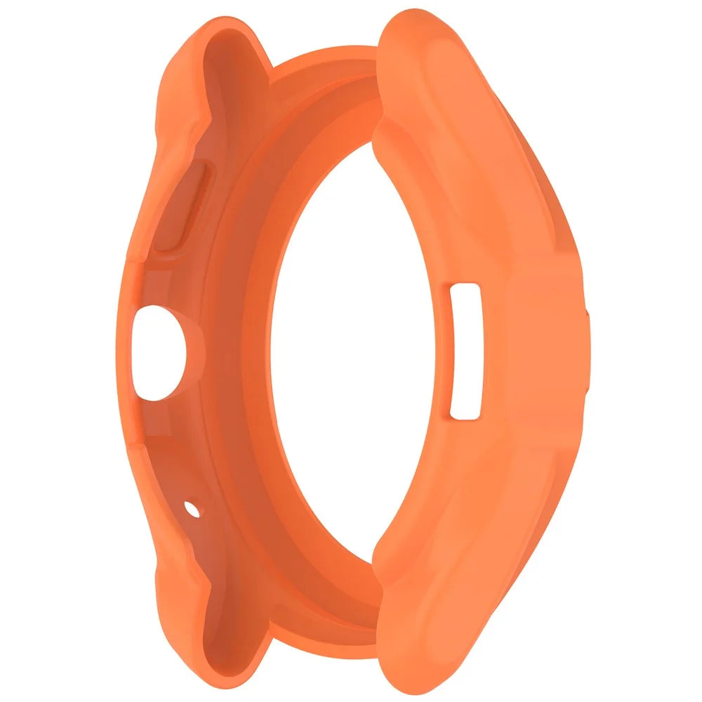 For TicWatch Pro 5 Enduro TPU Protective Case Hollow Design Shockproof Watch Cover - Orange - 5