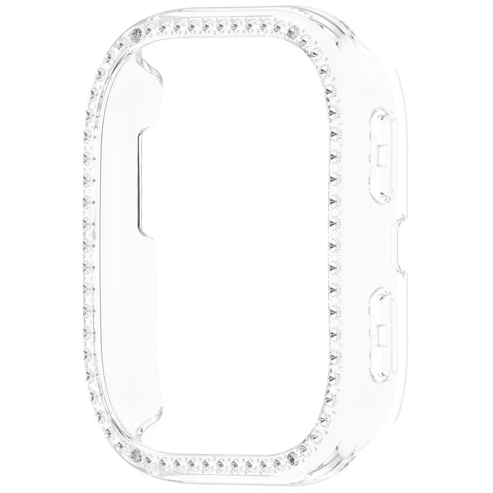 For Huami Amazfit Bip 6 (A2435) Clear Watch Case Rhinestone Decorative Hollow Design PC Watch Cover - 4