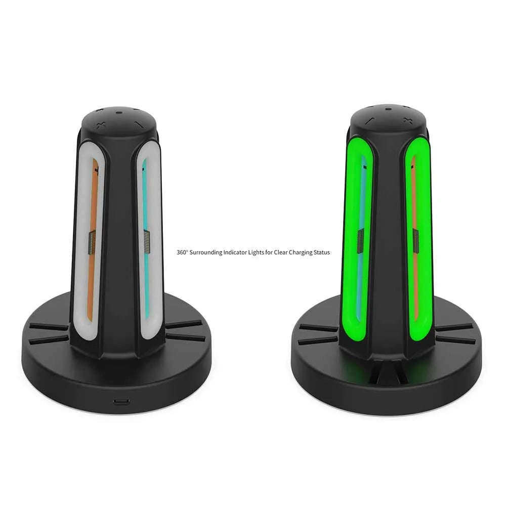 DOBE TNS-3172 For Nintendo Switch 2 Joy-Con Controller 4-Slot Charging Dock with Game Card Storage - 3