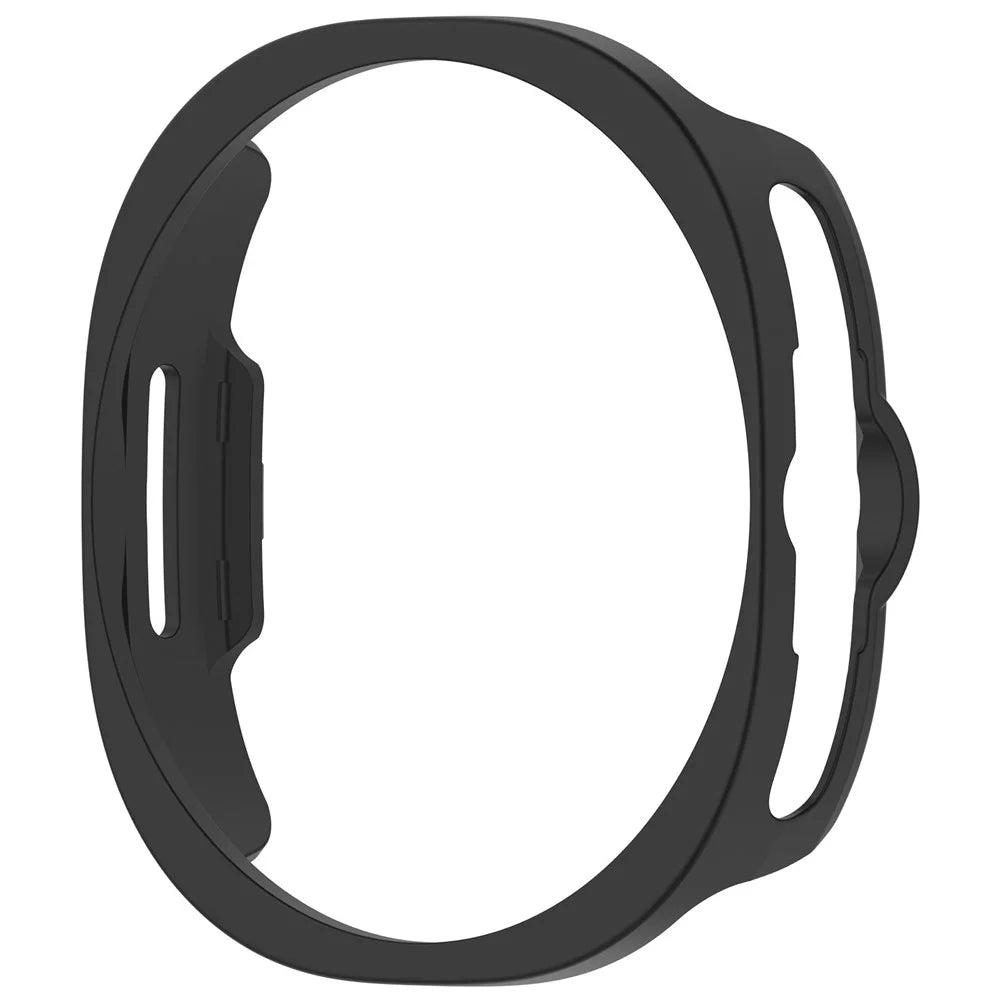 For Samsung Galaxy Watch8 Classic 46mm Semi-Enclosed Watch Case PC Protective Frame - Black - 1