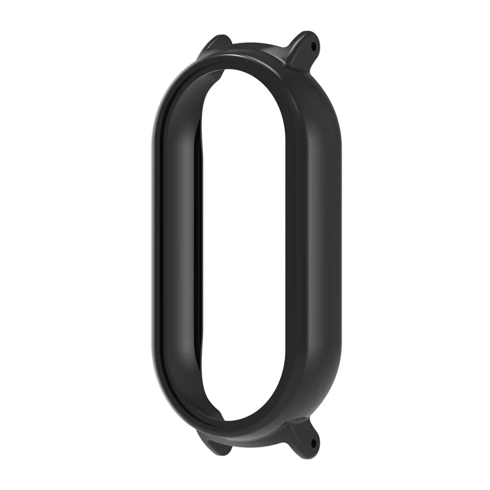 For Xiaomi Smart Band 10 Ceramic Watch Case Hollow PC Watch Protective Cover - Black - 3