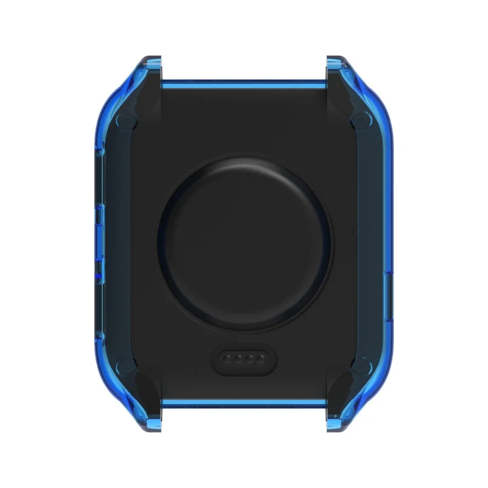For Garmin Venu X1 Protective Case Anti-drop TPU Half Cover Frame - Transparent Blue - 2