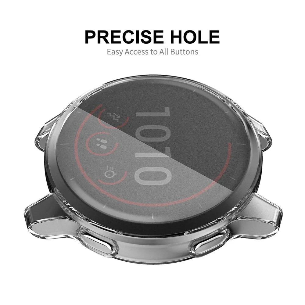 HAT PRINCE Transparent TPU All-wrapped Smart Watch Cover Case Protector for Garmin Venu 2S 40mm / Vivoactive 4S 40mm - 4