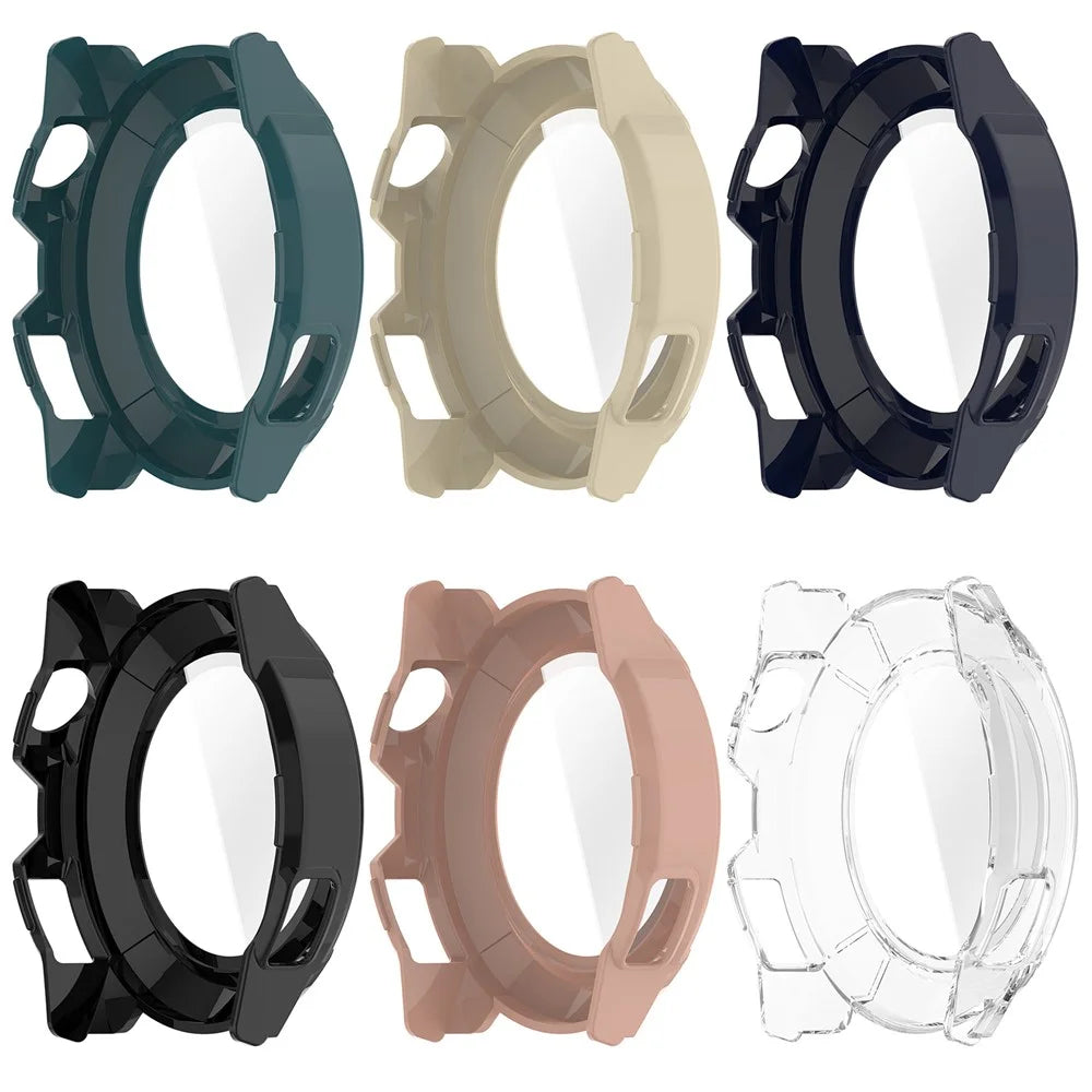 For Coros Nomad Hard PC Watch Protective Case with Tempered Glass Film - Transparent - 4