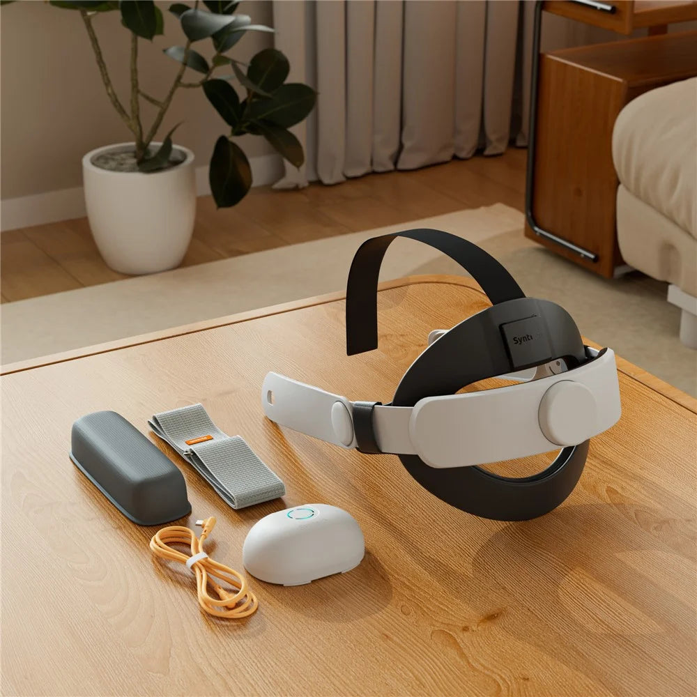 SYNTECH M48PE VR Headset Strap with Battery for Meta Quest 3 / 3S Adjustments Virtual Reality Headband - 5