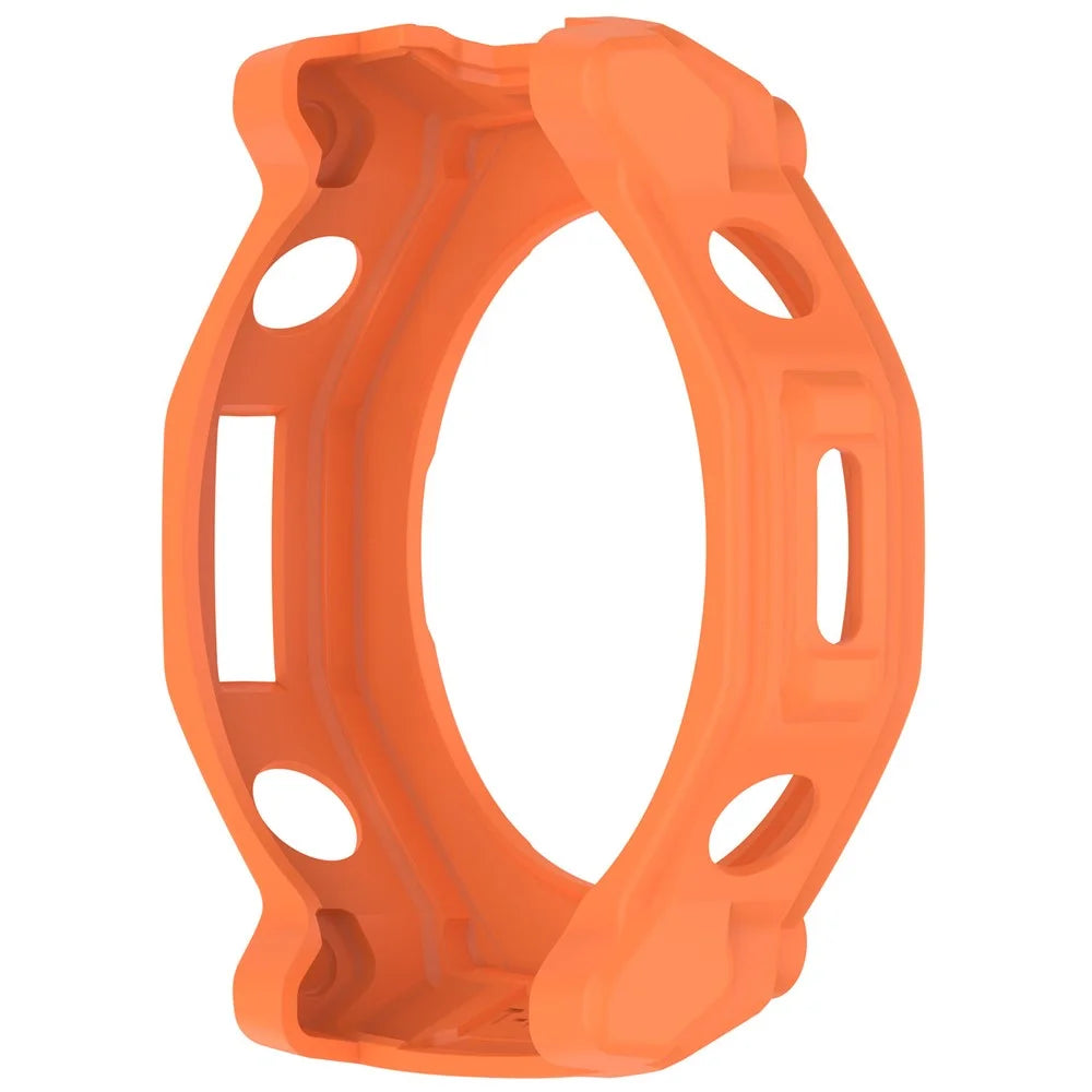 For Huami Amazfit T-Rex 3 Pro 48mm Watch Case Semi-Enclosed Armor TPU Shockproof Protective Cover - Orange - 3