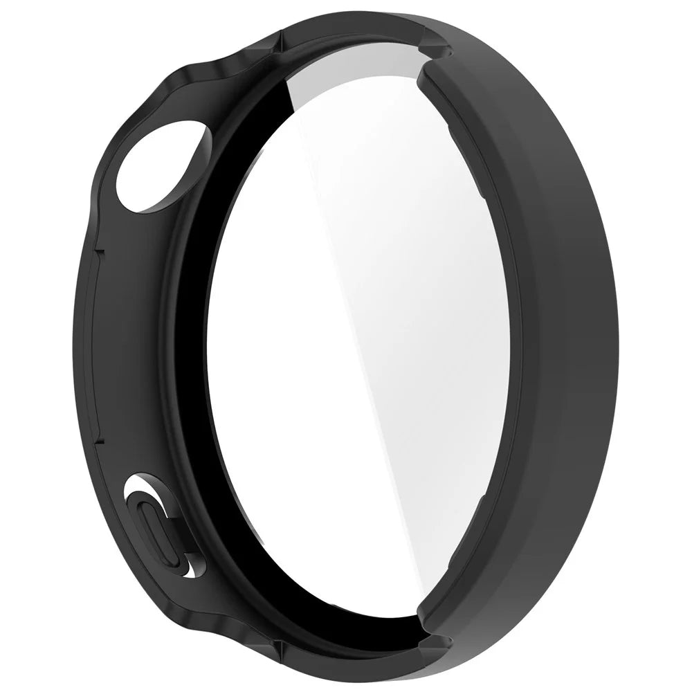 For Huawei Watch GT 6 41mm Protective Case Integrated Scale Design PC Watch Cover with Tempered Glass Film - Black - 3