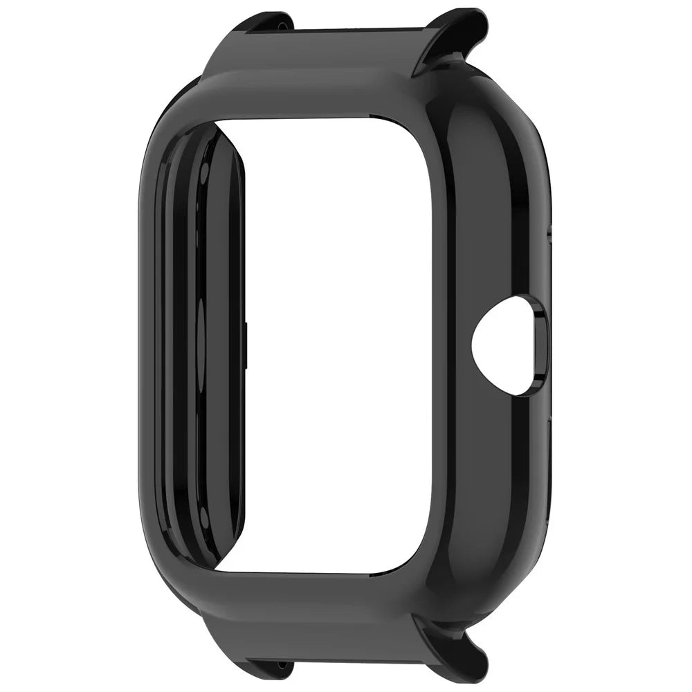 For vivo Watch GT Watch Case Hollow PC Watch Protective Cover with 12mm Inner Adapter Connector - Black - 2