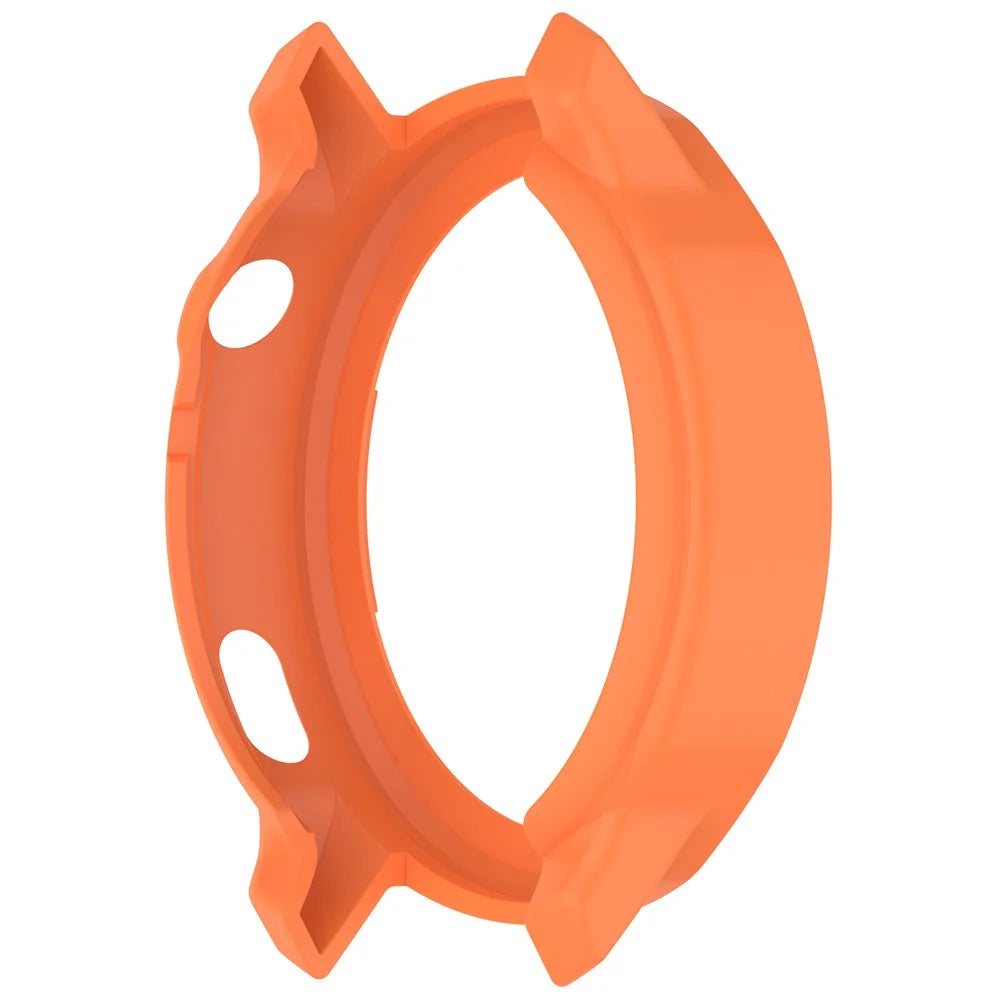 For Garmin Venu 4 45mm Watch Case Semi-Enclosed Armor TPU Shockproof Protective Cover - Orange - 3