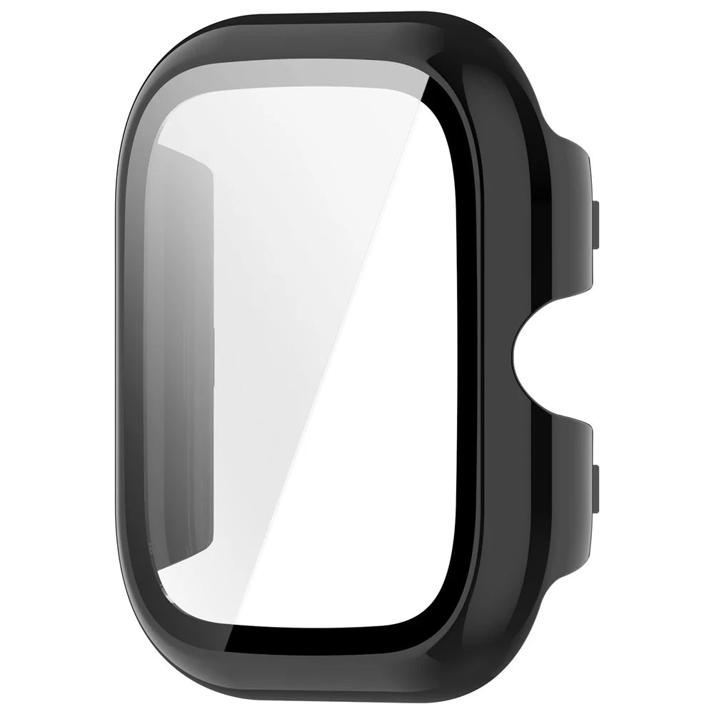 For vivo Watch GT 2 / iQOO Watch GT 2 Case PC Frame Watch Cover with Tempered Glass Screen Film - Black - 2