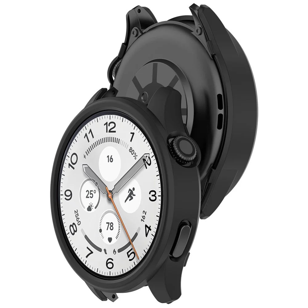 For Xiaomi Watch 5 PC Case Matte Hollow Watch Protective Cover - Black - 2