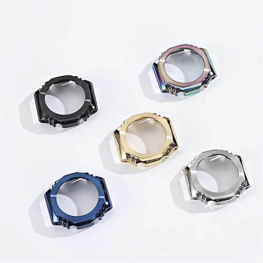 For Casio GMA-S2100 Stainless Steel Watch Case Metal Cover - Multi-color - 4