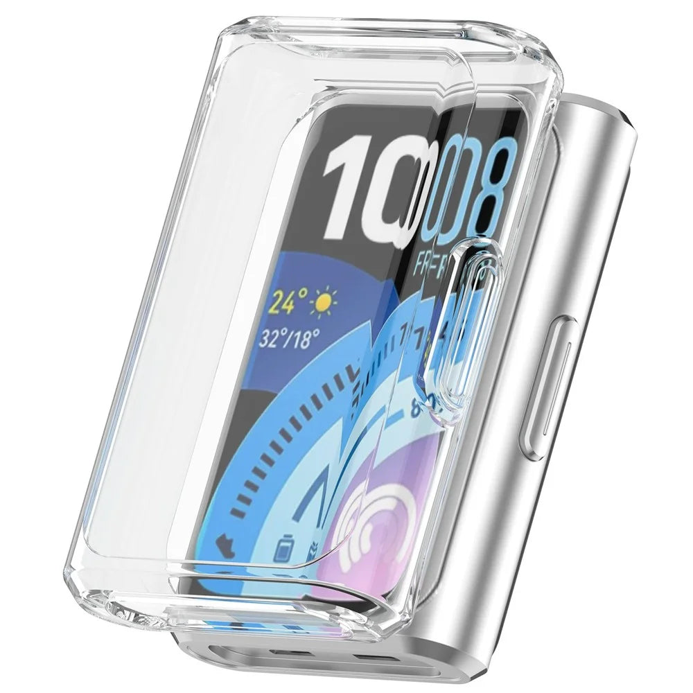 For Huawei Band 11 Pro / 11 Pro NFC Watch Case Full Coverage TPU Protective Cover - Transparent - 1