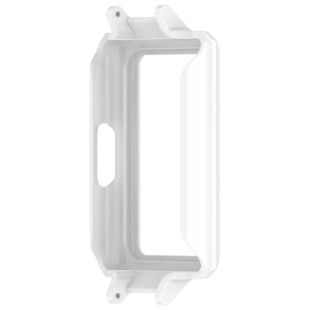 For Huawei Band 11 Pro  /  11 Pro NFC Watch Case Hard PC Protective Cover with 12mm Button Cutouts - White - 5