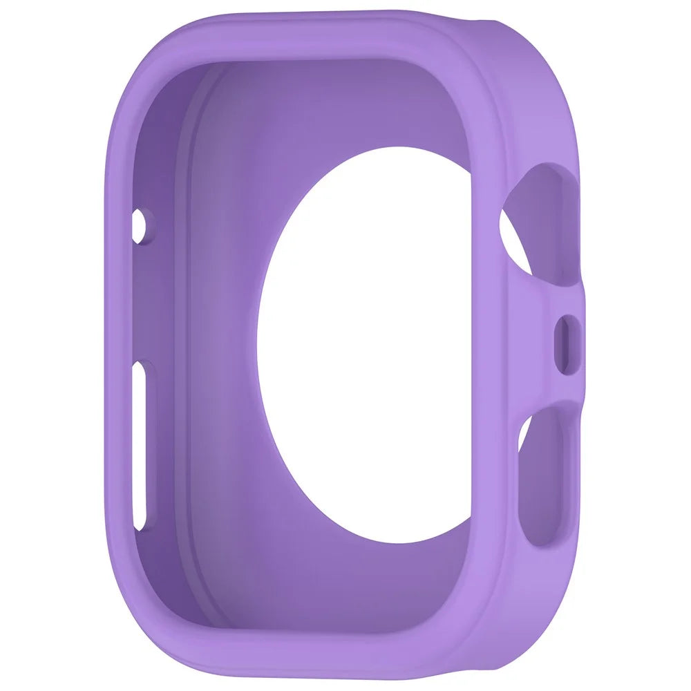 For Huawei Watch Fit 5 / Fit 4 Silicone Case Hollow Watch Protective Cover - Lilac - 4