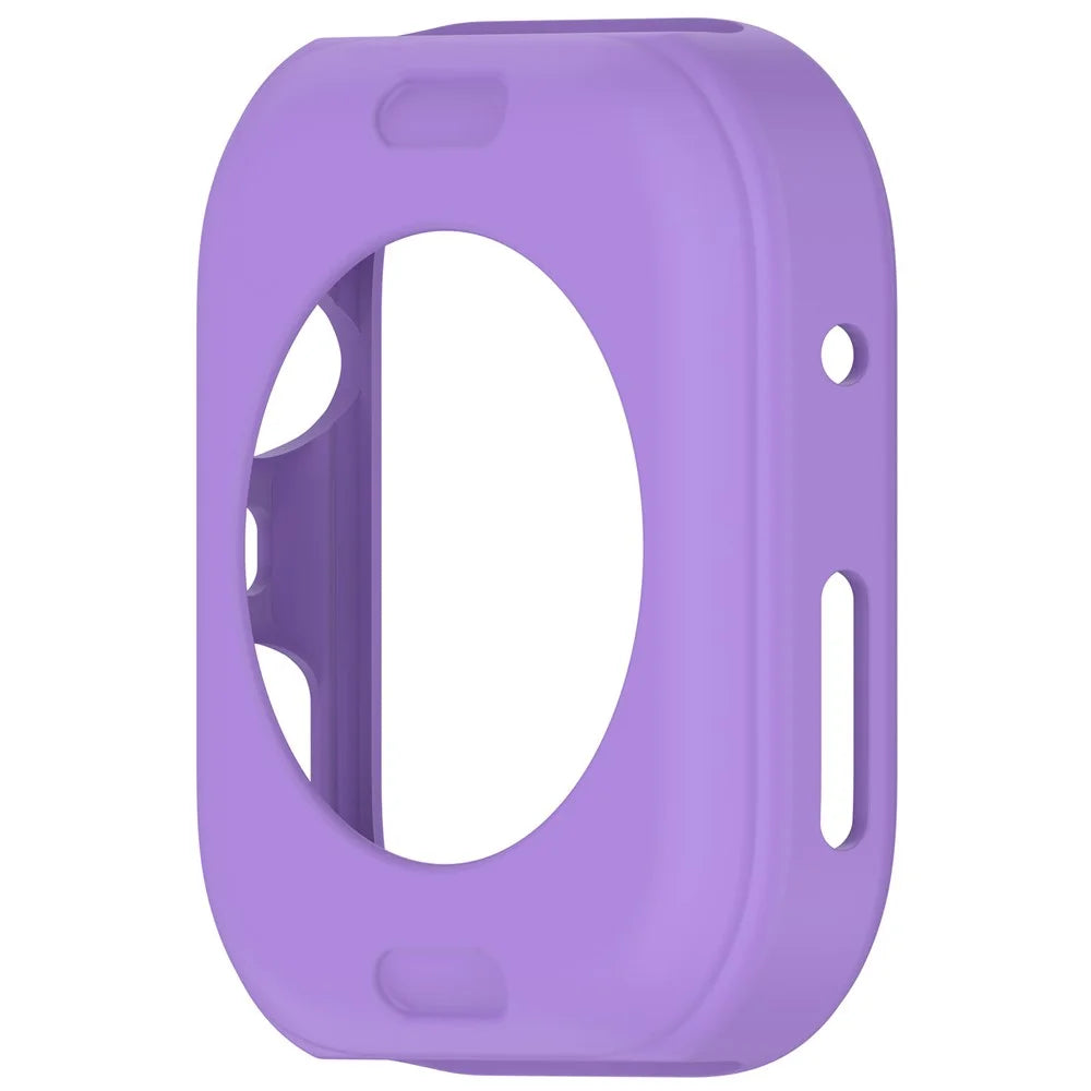 For Huawei Watch Fit 5 / Fit 4 Silicone Case Hollow Watch Protective Cover - Lilac - 5
