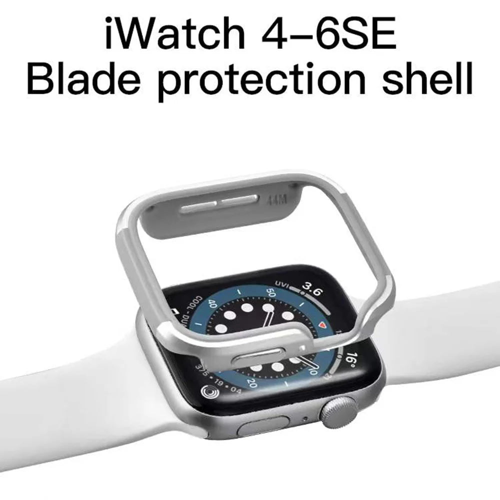 COTECI CS7076 Watch Case for Apple Watch Series 6 5 4 SE 44mm Aluminum Alloy + TPU Protective Cover - Silver - 2