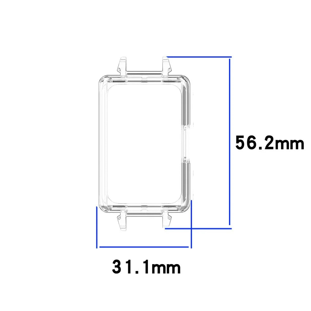 For Huawei Band 11 Watch Case Hollow PC Watch Protective Cover - Transparent - 6