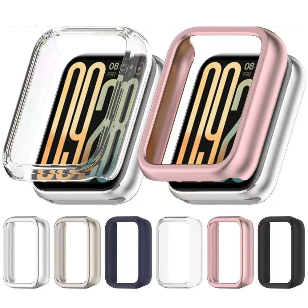 For Xiaomi Smart Band 10 Watch Case Half-Wrapped Hollow Hard PC Protective Cover - Black - 2