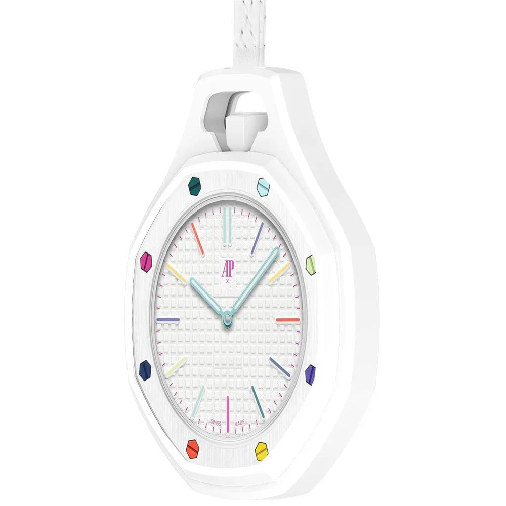 For Swatch Royal Pop Silicone Protective Case Drop Protection Watch Cover - White - 2