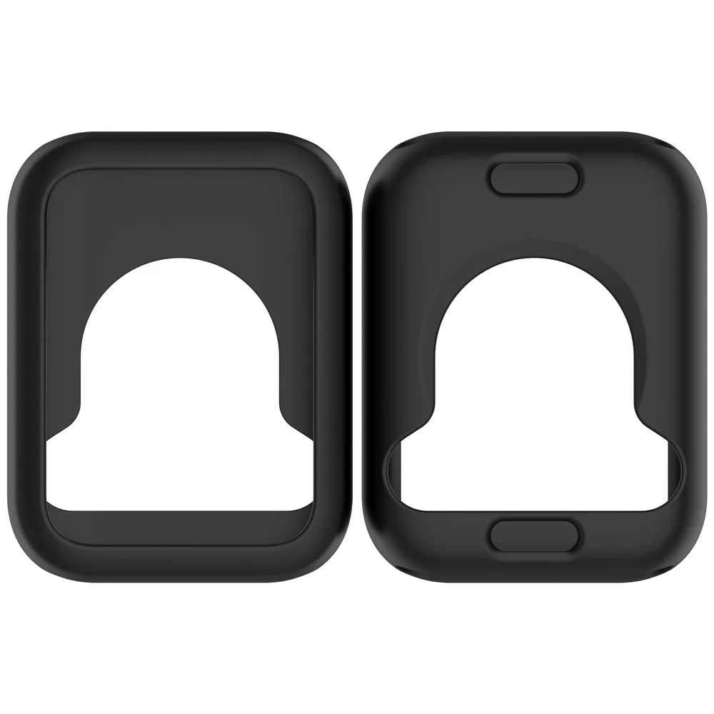 For Xiaomi Smart Band 10 Pro / 9 Pro Watch Case Hollow Out Soft Silicone Protective Cover - Black - 4