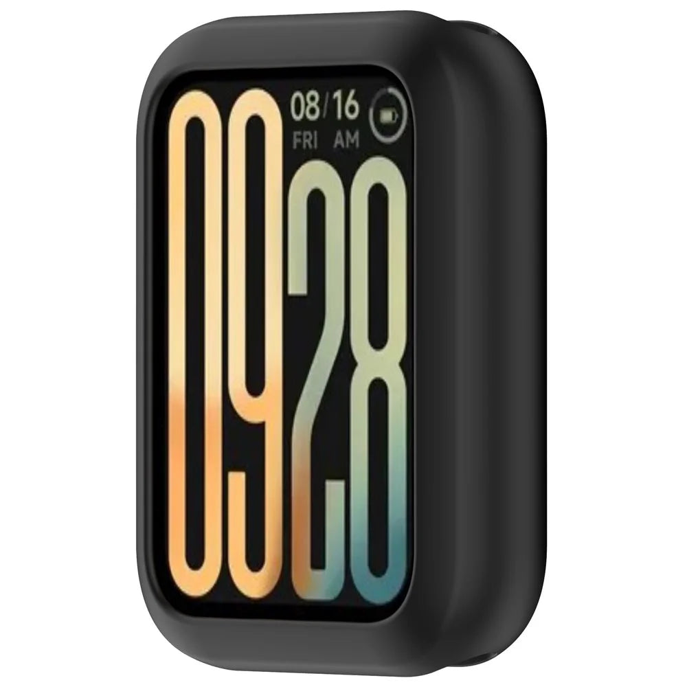 For Xiaomi Smart Band 10 Pro / 9 Pro Watch Case Hollow Out Soft Silicone Protective Cover - Black - 5