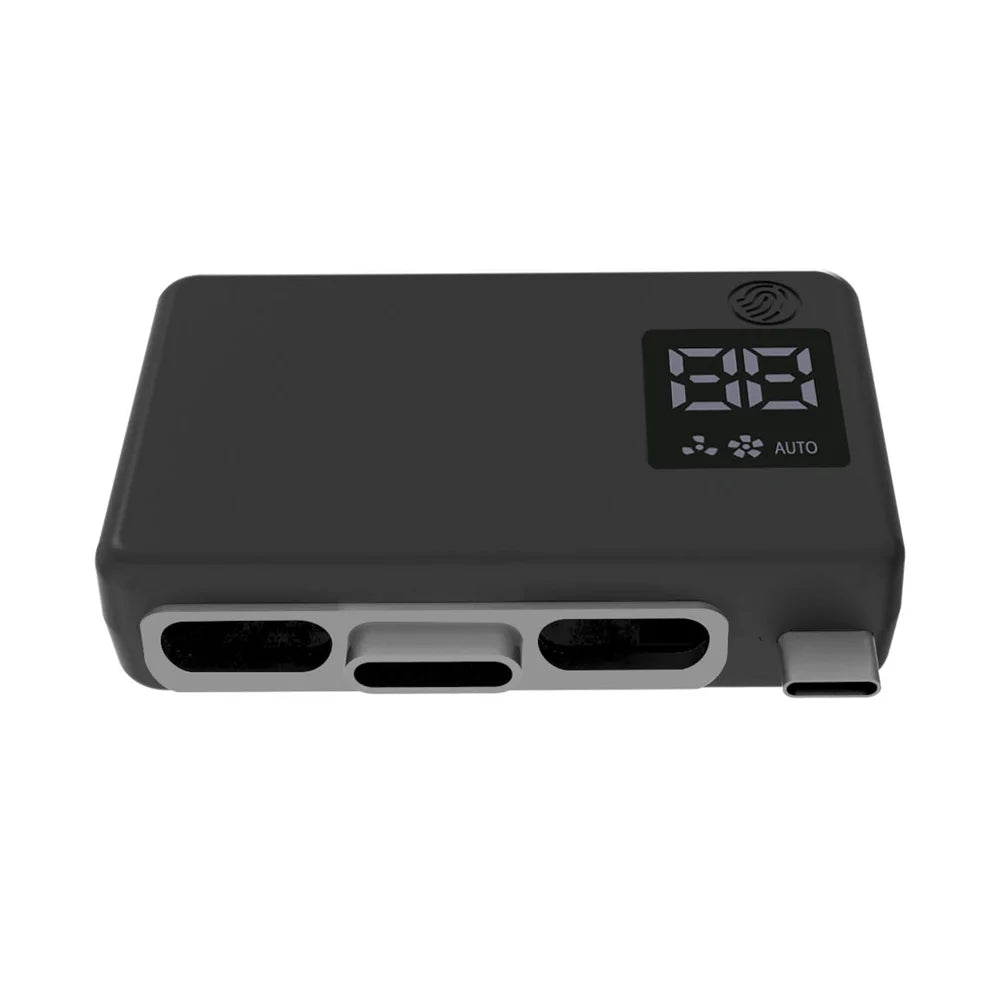 KJH KJH-NS2-568 For Nintendo Switch 2 Smart Cooling Fan LED Display 3-Speed Auto Temp Control - Black - 1