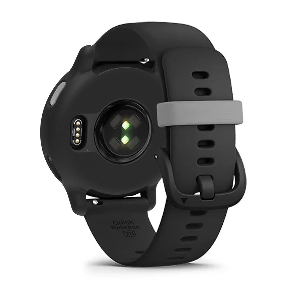 For GarminActive 5 Protective Case Silicone Anti Scratch Watch Cover - Black - 5