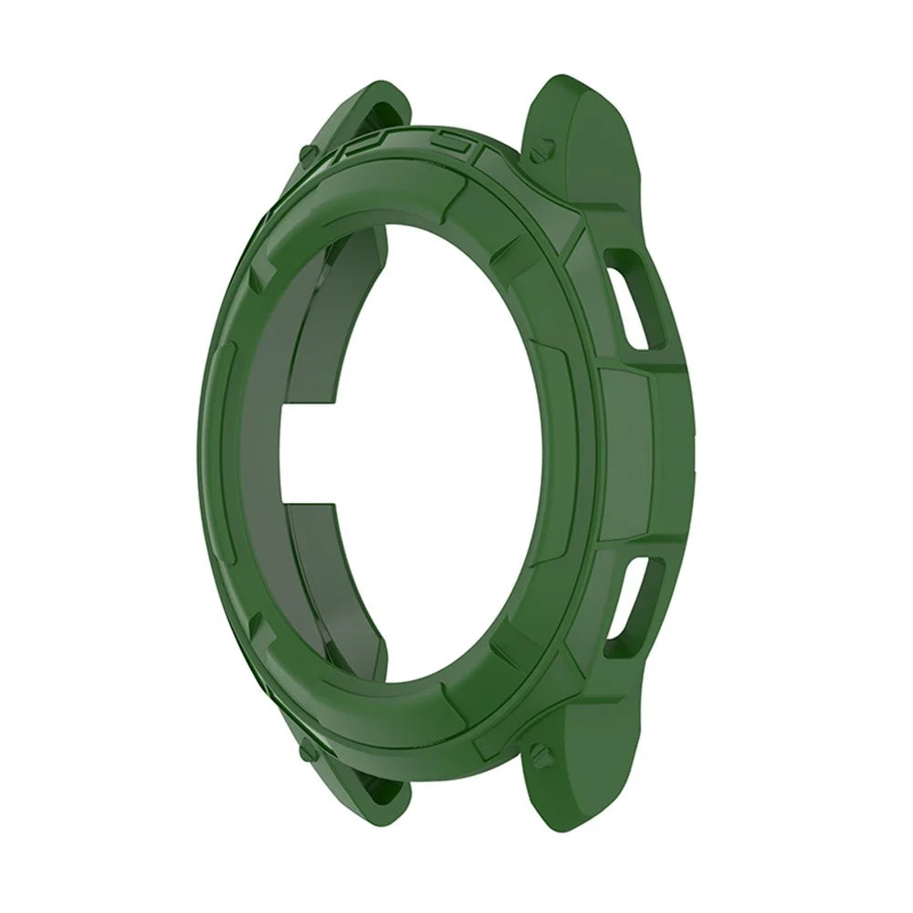 Smart Watch Protective Frame Case with Rotatable Bezel Ring for Samsung Galaxy Watch4 Classic 46mm - Green - 1