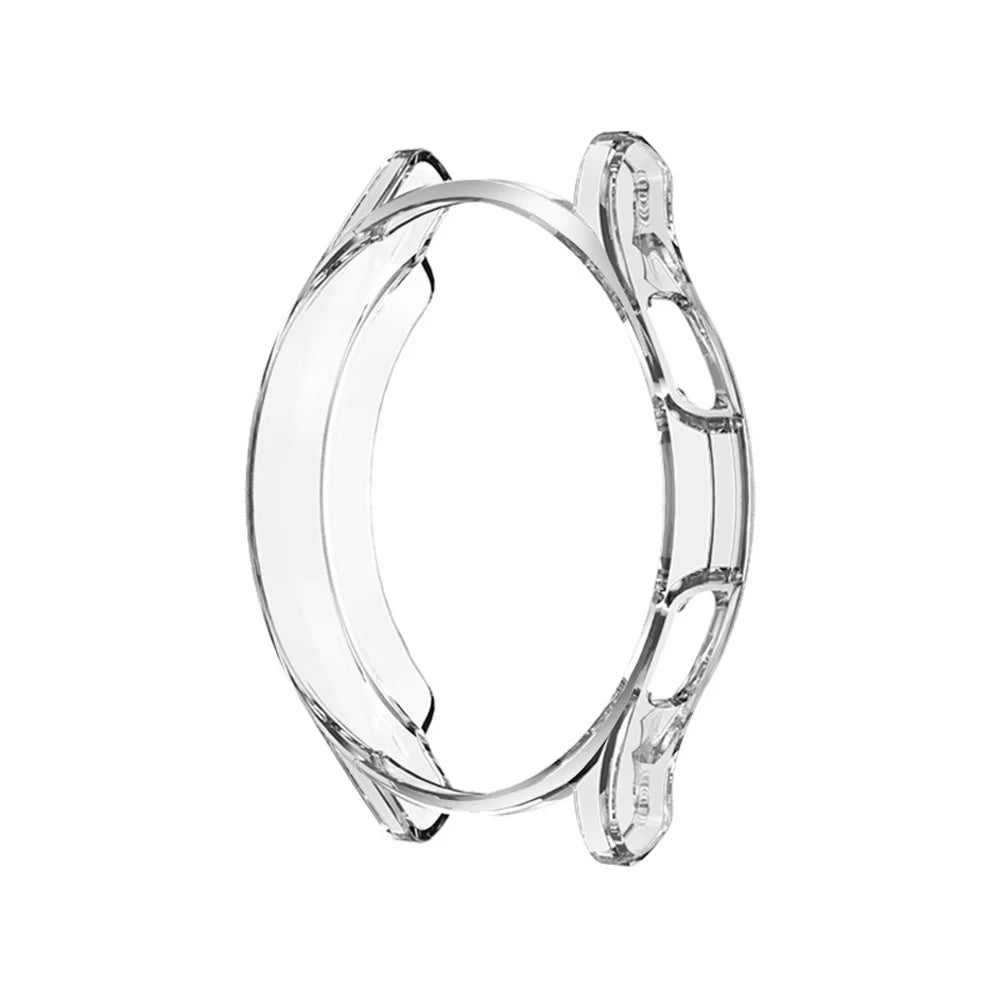 Soft TPU Watch Frame Case Cover Protector for Samsung Galaxy Watch4 40mm - Transparent - 1