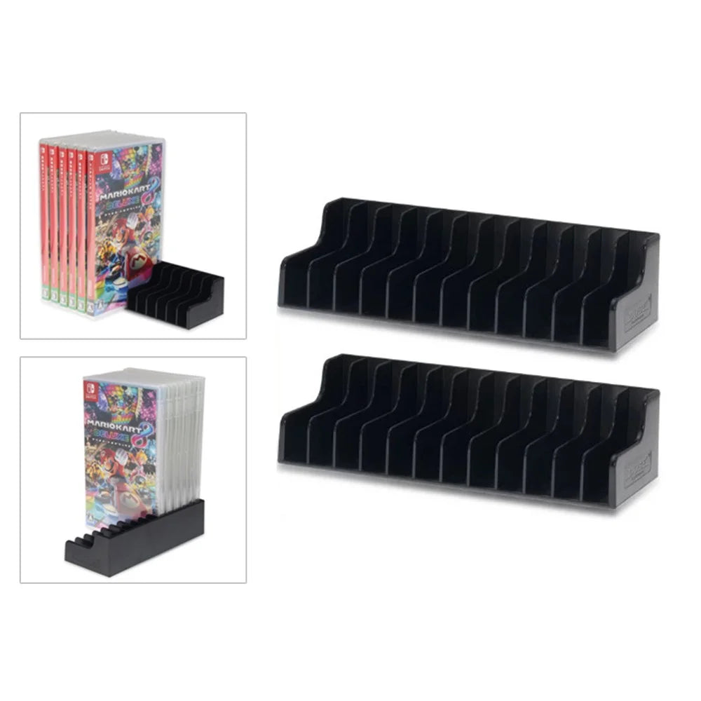DOBE 2Pcs TNS-857 Game Card Box Holder Storage Stand for Nintendo Switch - 1