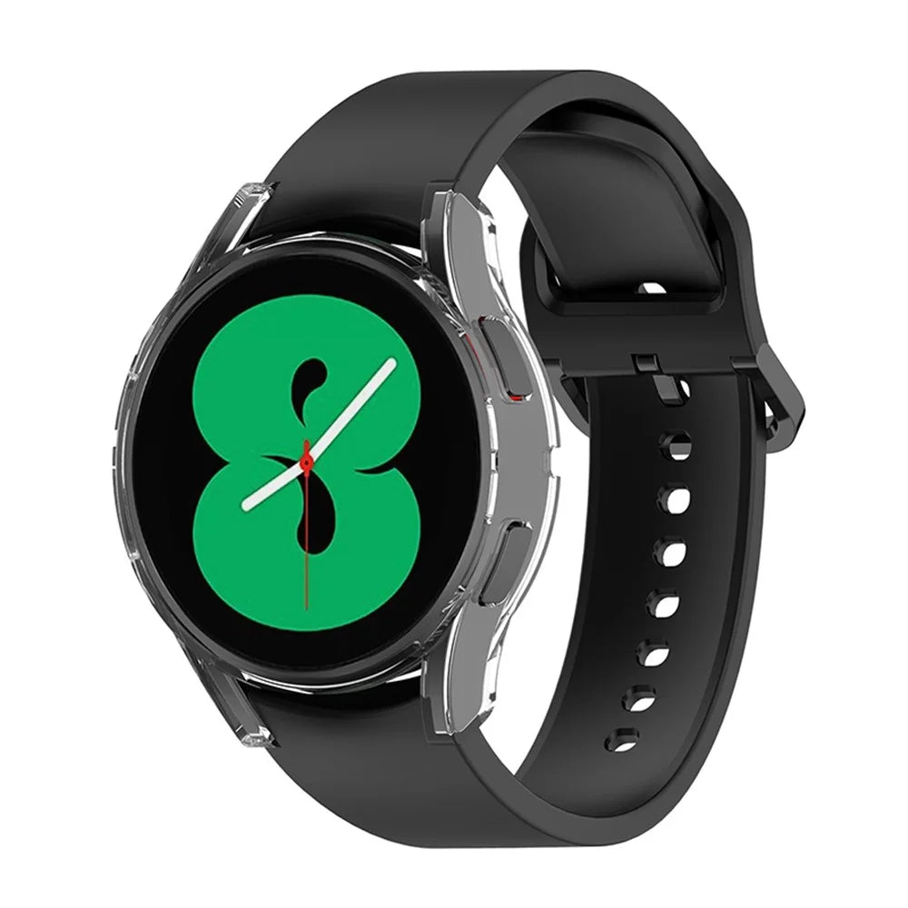 Clear Electroplating TPU Watch Frame Case Cover for Samsung Galaxy Watch4 40mm SM-R860 - Transparent - 6