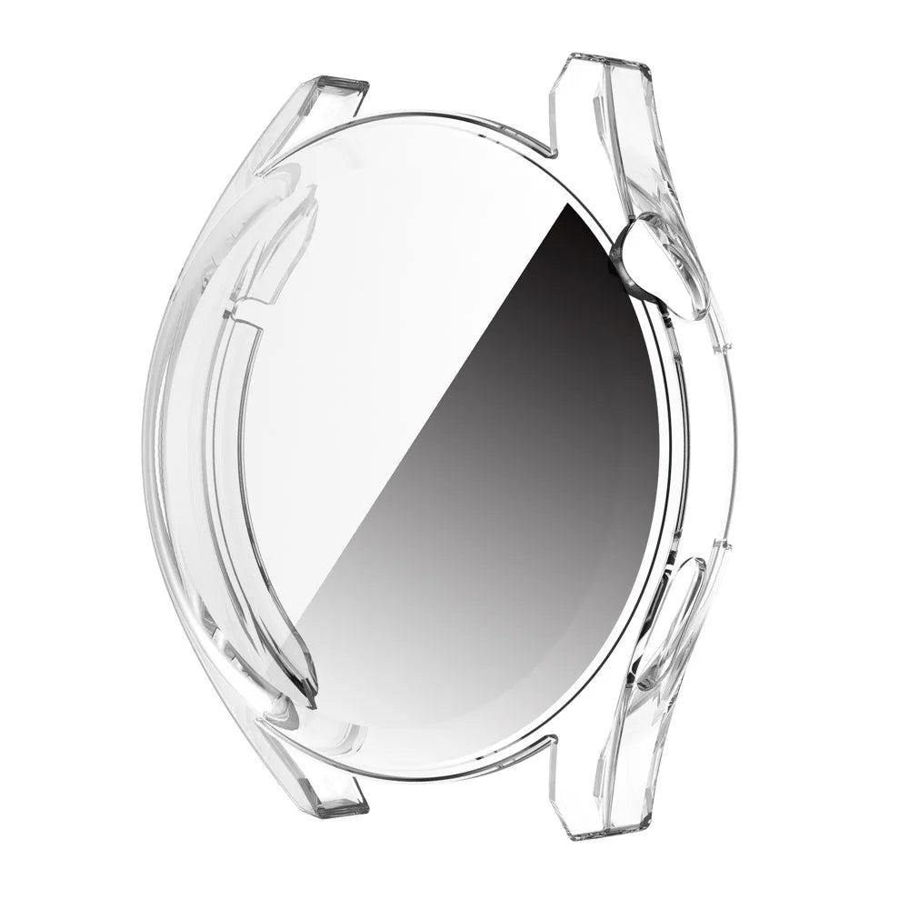 Clear Full Coverage Soft TPU Protective Watch Case Cover for Huawei Watch GT 3 46mm - Transparent White - 5